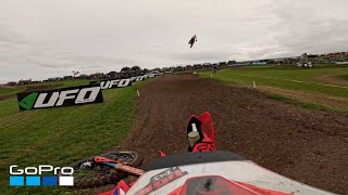 GoPro Tim Gajser 2023 FIM MXGP Moto 2 from Round 19 Matterley Basin United Kingdom [upl. by Dlorrej]