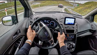 2021 Ford Tourneo Connect 15 ECOBLUE 120 HP  POV Test Drive 973 Joe Black [upl. by Gabi]