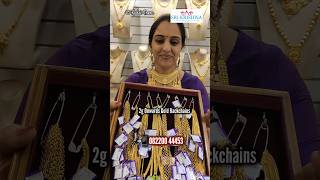 2g Gold Back Chains  Tips to choose the right back chain for necklace  Sri Krishna [upl. by Aicnetroh]