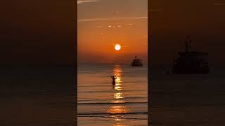 Somewhere in the Aegean Sea watching the sunset greece travelgram aegeancoast aegeanislands [upl. by Kline]