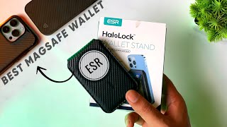 Best Magsafe Wallet  ESR HaloLock Wallet Stand  Best Magsafe wallet in India [upl. by Ritchie]