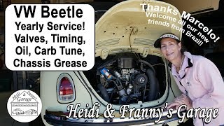 VW Beetle Full Yearly Service Tune Up DIY Easy [upl. by Aydne]