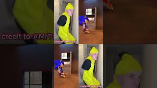 Bang Sonic suprise attack vs Original sonic funnyshorts funny [upl. by Estel]