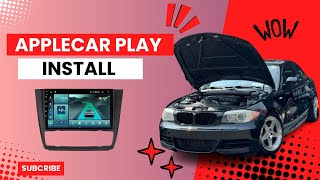 Easy amp Affordable DIY Apple CarPlay Head Unit Install for BMW 1 Series 135i E82  StepbyStep Guide [upl. by Siloam477]