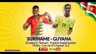 Voetbal Suriname vs Guyana [upl. by Henrik]