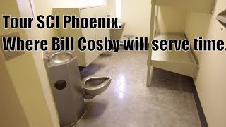 Tour Bill Cosbys prison where he will be serving his time SCI Phoenix [upl. by Hirsch410]