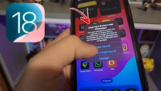 COMO OCULTAR APP  WHATSAPP FACEBOOK INSTAGRAM  E COLOCAR SENHA FACE ID NO IPHONE IOS18 [upl. by Baese277]