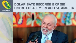 Dólar sobe mais uma vez e bate novo recorde em meio a crise do governo Lula com mercado financeiro [upl. by Werd911]