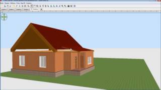 Sweet Home 3d Проект дома с участком Часть 4 Крыша [upl. by Cutler]