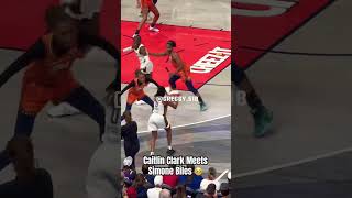 Caitlin Clark meets Simone Biles caitlinclark basketball wnba [upl. by Frances]