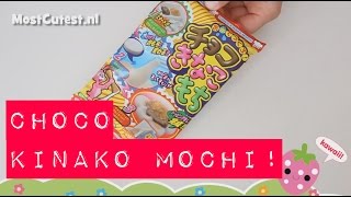 Japans Snoep  Choco Kinako Mochi DIY Candy  Popin Cookin MostCutestnl [upl. by Beitz428]