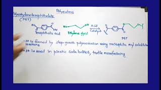 Polyesters polyethyleneterephthalate PET [upl. by Roosnam654]