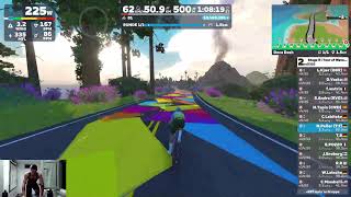 Zwift Stage 5  Tour of Watopia Ride Talentfrei pb Baldiso  Deca Dash [upl. by Adnarrim532]