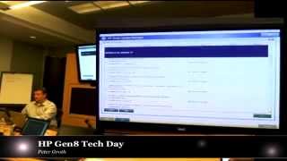HP Smart Update Manager Capabilities for Gen8 Peter Groth  HP Tech Day [upl. by Toni]