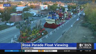 Rose Parade Float Viewing [upl. by Nidak]