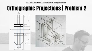 Orthographic Projections  orthographic projection in engineering drawing [upl. by Sharyl]