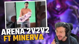 REVOLTA E MINERVA  MODO ARENA 2V2V2V2 [upl. by Geminius312]