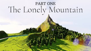 Erebor Minecraft build  part 1 The Lonely Mountain [upl. by Rocky894]