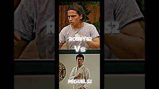 Robby S2 vs Miguel S2 edit cobrakai karatekid cobrakaiedit viral shorts robbykeene miguel [upl. by Adnic]