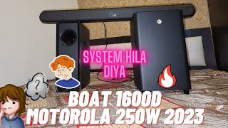 Motorola AmphisoundX Vibe Dolby Digital 250w vs Boat 1600D1680D⚡️Soundtest 🔥Heavy Thump Pro Bass 🔥 [upl. by Nolyaj]