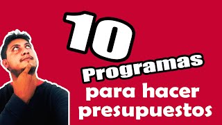 Los programas más usados para hacer presupuestos de obra 💻📝✏️💯 [upl. by Malony]