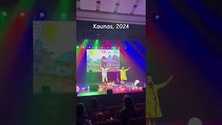 Koncertas Kaune 🎶 kaunas lithuania vaikams ajajai kidsshow concert [upl. by Ainirtak]