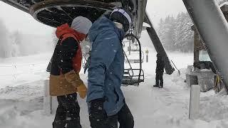 What an amazing powder day up at Snowshoe in West Virginia [upl. by Spanos]