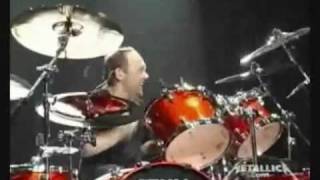 Lars Ulrich get hit by a ball [upl. by Black]