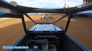 14 Scale Speedway NSW Titles Go Pro Wingless Heat Race Dayn Bentvelzen [upl. by Akimahs]