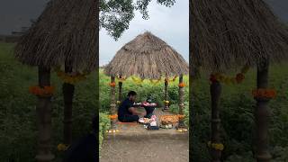 Mitti se Mahadev Mandir banaya 🕉️  clay shivling making  diy shivling shorts [upl. by Anel]