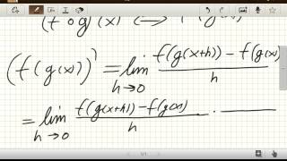 Der Beweis der Kettenregel Differentialrechnung [upl. by Barling]