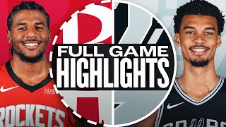 ROCKETS at SPURS  FULL GAME HIGHLIGHTS  October 26 2024 [upl. by Aetnahs]