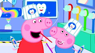 Cepillarse los dientes con Peppa  Los cuentos de Peppa la Cerdita [upl. by Ireg]