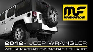 20122018 Jeep Wrangler MagnaFlow CatBack Exhaust Soundclip [upl. by Mairym]