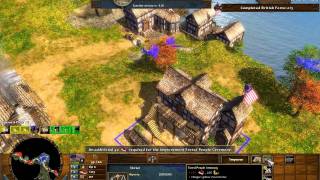 Saratoga  Age of Empires 3 The Warchiefs  Act 1 Mission 5  Hard [upl. by Livvy]