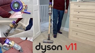 Dyson V11 Cordless Vacuum Whole House Cleaning Demonstration [upl. by Garv]