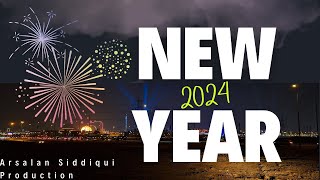 Best Place to Watch the New Year 2024 Fireworks in Riyadh KSA  boulevard cityworld [upl. by Gavin]