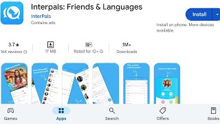 How To Install Interpals Friends amp Languages Apps  How To Download Interpals Friends amp Languages [upl. by Okuy183]