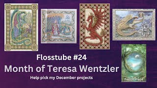 Flosstube 24 Month Of Teresa Wentzler [upl. by Jegger488]