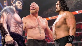 Brock Lesnar vs Great Khali Giant Gonzalez Match [upl. by Pember]