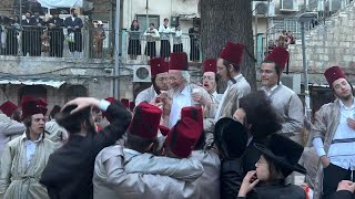 UltraOrthodox Jews celebrate Purim holiday in Jerusalem  AFP [upl. by Chev]