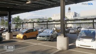 Amazing detailed Animation project for Solar Carports installation [upl. by Anevad218]