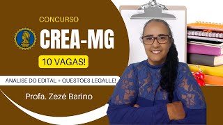 Concurso CREAMG questões Legalle Português  Professora Zezé Barino [upl. by Orly225]