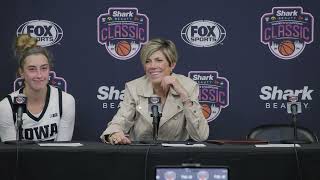 Iowa Womens Basketball Post Game Press Conference  12724 Tennessee [upl. by Harraf]