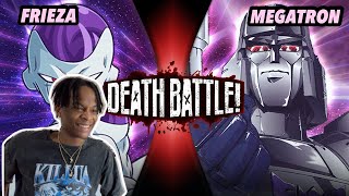 Freiza vs Megatron DEATH BATTLE Reaction [upl. by Cianca]