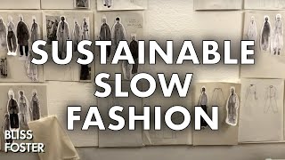 A Day in the Life of a Sustainable Slow Fashion Designer [upl. by Lonna354]