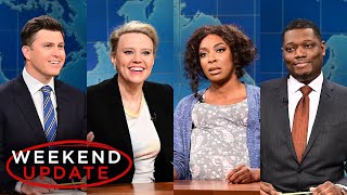 Weekend Update ft Kate McKinnon and Ego Nwodim  SNL [upl. by Nosyrb210]