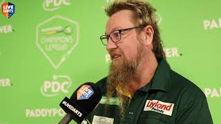 Simon Whitlock  “I’ve still not qualified for the Grand Slam so I want to do well here” [upl. by Nollahp413]