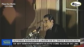 Recordando a Alfonso Barrantes Lingán [upl. by Oinotnanauj]