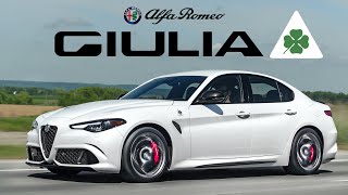 The 2020 Alfa Romeo Giulia Quadrifoglio is the COOLEST Sport Sedan [upl. by Dode]